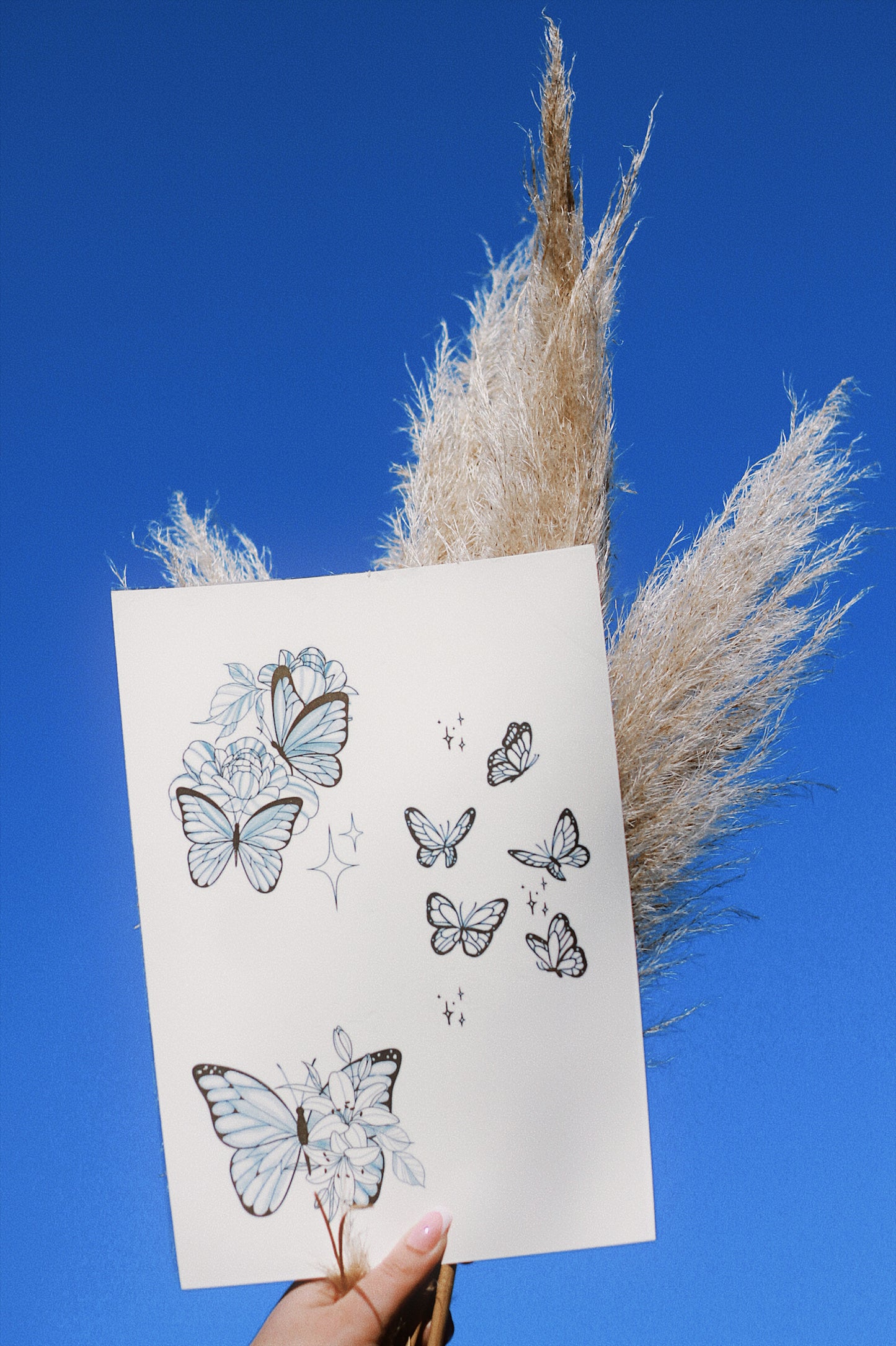 Temporäre Schmetterling-Tattoos🦋