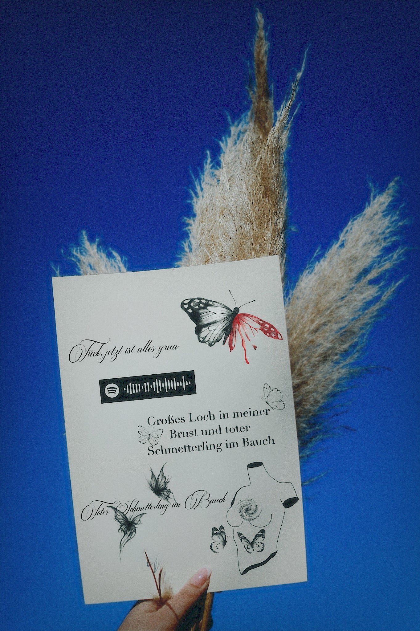 Toter Schmetterling | Temporäre Tattoos🦋