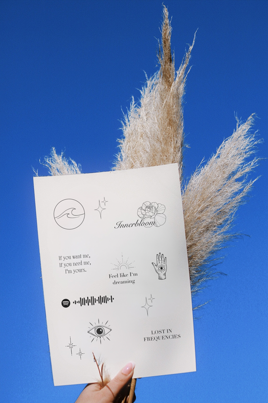 Temporäre Tattoos – inspiriert von “Innerbloom”🌸